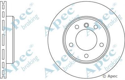 APEC BRAKING dsk918 -  Тормозной диск